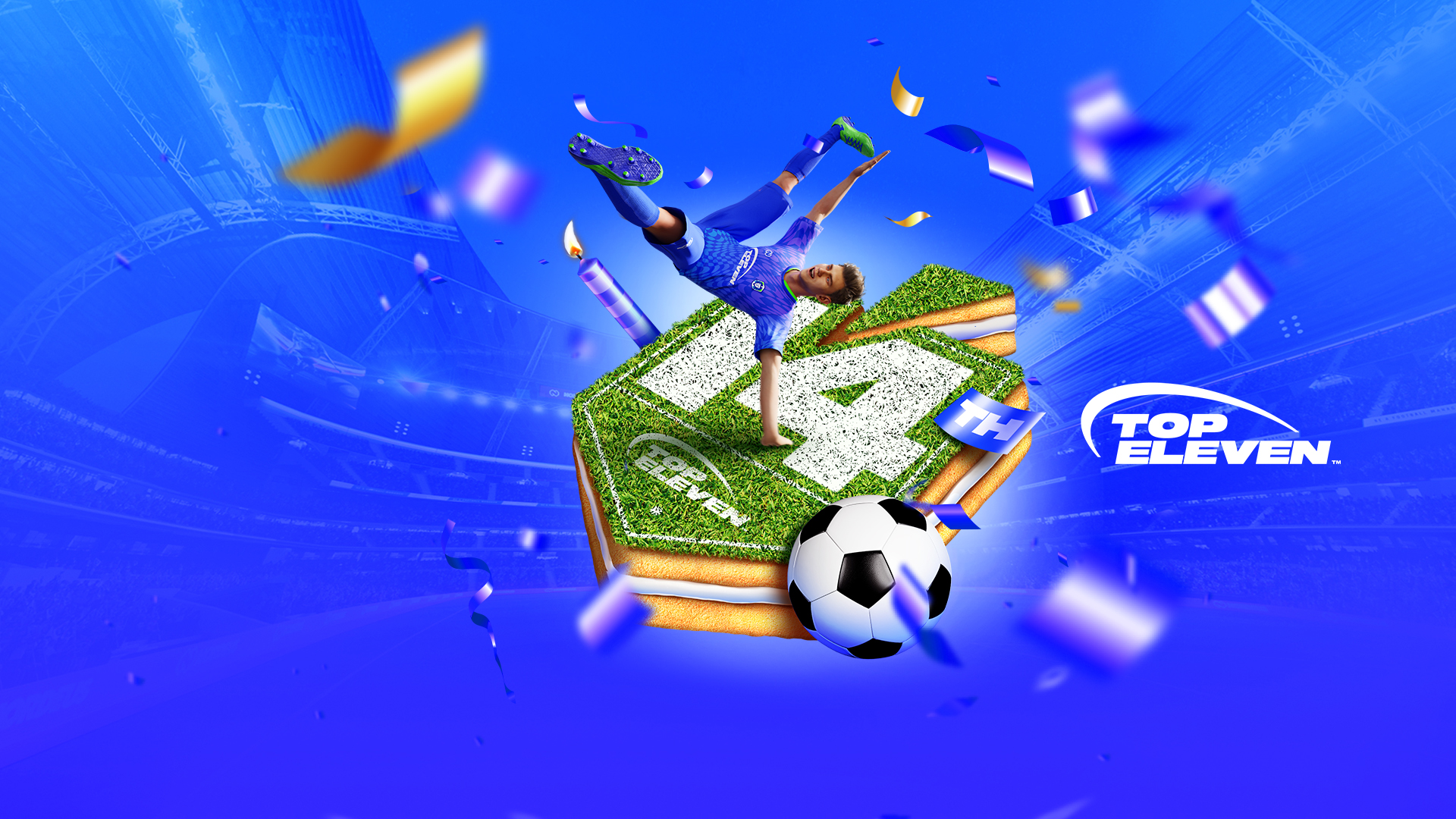 CELEBRATING 14 YEARS OF TOP ELEVEN Top Eleven Be a Football Manager